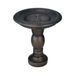22-Inch Glass Fiber Reinforced Concrete Bird Bath_maomaolike.com