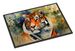 Tiger Doormat Front Door Mat Indoor Outdoor Rugs For Entryway, Non Slip Washable Low Pile, 24H X 36W_maomaolike.com