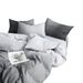 Home Garden Four Piece Set Washed Cotton Quilt Cover_maomaolike.com