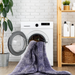 MAVAL Anthracite Washable Rug 4x6 Area Rug Anthracite, 4' X 6'_maomaolike.com