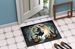 Flying Witch Spooky Halloween Doormat Front Door Mat Indoor Outdoor Rugs For Entryway, Non Slip Washable Low Pile, 24H X 36W_maomaolike.com