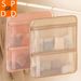 Large Capacity Foldable Zippered Hanging Closet Organizer Storage Dispenser For Underwear Socks
_maomaolike.com