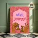 Jhumka Themed Painting Poster, Vibrant Indian Ethnic Style Poster, Decorative Artwork Featuring Henna-adorned Hands With Traditional Jhumkas, Ideal_maomaolike.com