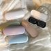 Unisex ins Cream simple frame glasses case Portable small fresh myopia glasses case sunglasses_maomaolike.com