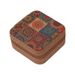 Retro High-End Cork Jewelry Portable Travel Earrings Ring Necklace Storage Box_maomaolike.com