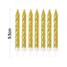 192-Count Glitter Long Thin Birthday Candles, Gold Stick Birthday Cake Candles Set, Cake Candles Decorations For Birthday Party Wedding Anniversary Supplies_maomaolike.com