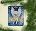 Kuvasz My Angel Porcelain Ornament Christmas Tree Hanging Decorations For Home Christmas Holiday, Rectangle, Gift, Multicolor_maomaolike.com