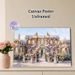 Victorian Manor Garden Painting Poster, Soft-toned Classic Oil Painting Poster, Floral-clad Stately Home With Elegant Period Figures, Brings Timeless_maomaolike.com