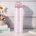 800ml Sports Water With Straw & Handle Portable Cup Large Capacity Motivational Drinking Bottle For Boys Girls_maomaolike.com