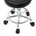 Round Shape Adjustable Salon Stool With Back And Line Black XH_maomaolike.com