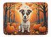 Jack Russell Terrier Fall Memory Foam Kitchen Mat Machine Washable Anti-Fatigue Mat Cushion Comfort Bath Mat Or Kitchen Rug_maomaolike.com