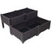 4 Piece Raised Garden Bed With Legs, Self-Watering Planter Box Raised Bed To Grow Flowers, Herbs & Vegetables, Brown_maomaolike.com