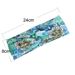 European and American Printing and Dyeing Floral Elastic Cross Headband for Tying Hair and Wearing Sports Printed Headband_maomaolike.com