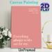 Positive Affirmation Painting Poster, Soft Pink Minimalist Typography Poster, Uplifting Positive Quotes To Boost Mood, Ideal For Bedroom And Living_maomaolike.com