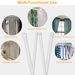 1Pc Tension Curtain Rod Spring Load Adjustable Curtain Pole Heavy-Duty Steel 4 Sizes For Bathroom Wardrobe Kitchen Balcony_maomaolike.com