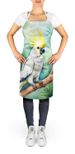 Sulphurcrested Cockatoo Apron Cooking Kitchen Server Baking Crafts Gardening For Adult Women Men, Unisex, Large, Multicolor_maomaolike.com