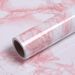 40cm*500cm Pink Marble Peel & Stick Contact Paper – Waterproof Self-Adhesive Wallpaper For Cabinets, Countertops & Furniture Decor_maomaolike.com
