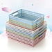 Desktop Thickened Rectangular Plastic Kitchen Bathroom Snack Miscellaneous Storage A4 Toy Organizer Basket_maomaolike.com