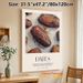 Dates Themed Painting Poster, Rich Textured Impasto Oil Painting Poster, Showcases Revered Sunnah Food, Ideal For Kitchen And Dining Room Wall Decor_maomaolike.com