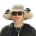 Hot Sale Wide Brim with Solar/USB Charging Fan Fisherman Cowboy Sunshade Hat for Outdoor Riding Hiking Fishing_maomaolike.com