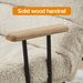 Modern Teddy Gliding Rocking Chair With High Back, Retractable Footrest, And Adjustable Recline For Nursery, Living Room, And Bedroom - Beige_maomaolike.com