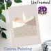 Pillar Of Cloud By Day Themed Painting Poster, Minimalist Neutral-toned Mountain & Sun Scene Poster, Serene Artistic Design Ideal For Living Room_maomaolike.com