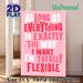 Humorous Slogan Painting Poster, Vibrant Pink Typographic Art Poster, Witty Relatable Quote Adds Lighthearted Vibe, Ideal For Office, Living Room_maomaolike.com