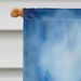 Yellow Labrador Retriever Christmas Reindeer House Flag Large Porch Sleeve Pole Decorative Outside Yard Banner Artwork Wall Hanging, Polyester, House Size, Multicolor_maomaolike.com