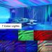 Lampu Projektor Cahaya Utara 7 Mod, Auto Berputar Bintang & Bulan LED, Lampu Suasana Romantis Hias Bilik Tidur, Kuasa USB Mudah Alih_maomaolike.com