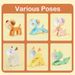 LED Mini Folding Desk Lamp Cute Pet Lights Dog Deer Portable Night Light Student Living Room Decor Gift_maomaolike.com