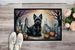 Scottish Terrier Spooky Halloween Doormat Front Door Mat Indoor Outdoor Rugs For Entryway, Non Slip Washable Low Pile, 24H X 36W_maomaolike.com