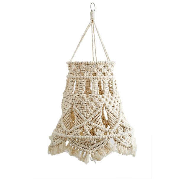 Ins New Handwoven Home Pendant Light For Homestay Hotel Wedding Decoration Lampshade Bohemian Tapestry Lighting_maomaolike.com