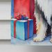 Bearded Collie Christmas Reindeer House Flag Large Porch Sleeve Pole Decorative Outside Yard Banner Artwork Wall Hanging, Polyester, House Size, Multicolor_maomaolike.com