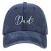 Unisex Washed cotton Embroidery Dad Alphabet baseball hat Father's Day gift hat Hip Hop hat_maomaolike.com