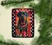 Rottweiler Holiday Christmas Porcelain Ornament Christmas Tree Hanging Decorations For Home Christmas Holiday, Rectangle, Gift, Multicolor_maomaolike.com