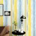 Waterproof Moisture-Proof Stickers Self-Adhesive Vertical Stripes Colorful Wood Grain Home Thickened Wall Wallpaper_maomaolike.com