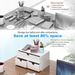 Bamboo Desk Organizer With Drawers Desktop Storage Drawers For Bills Office Supplies Kitchen Utensils Organizing Tool For Home Classroom Organization_maomaolike.com