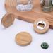 Eco-Friendly Bamboo Magnetic Bottle Opener Portable Custom Laser Engraved Logo Beer Opener Fridge Magnet Gift
_maomaolike.com