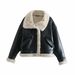 Women's clothing style street fashion fleece fur jacket coat_maomaolike.com