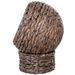 PawHut Handwoven Elevated Cat Bed With Soft Cushion & Cat Egg Chair Shape, Cat Basket Bed Kitty House With Stand, Raised Wicker Cat Bed For Indoor Cats, 23.5" H, Gray_maomaolike.com