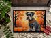 Schnauzer Fall Doormat Front Door Mat Indoor Outdoor Rugs For Entryway, Non Slip Washable Low Pile, 24H X 36W_maomaolike.com