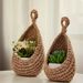 Boho Chic 3pcs Set Of Hand-Woven Cotton Rope & Linen Baskets With Hooks - Ideal For Hanging Fruits, Vegetables, And_maomaolike.com