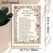 Prayer Of Saint Francis Of Assisi Painting Poster, Soft-toned Floral & Fox Framed Poster, Inspirational Religious Verse Decor Idea For Home, Prayer_maomaolike.com