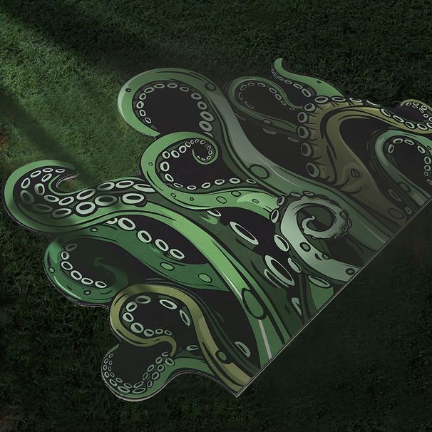 Octopus Bathroom Rug Non-Slip Mat -, Microfiber Absorbent Octopus Rug Non-Slip Backing, Unique Gift And Holiday Decor Rug For Tabletop Role Playing Gamers, Fans And Sailing Enthusiasts_maomaolike.com