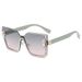 Unisex Fashion Round Diamond Studded Sunglasses Sun Protection Sunglasses Outdoor Rhinestone Glasses_maomaolike.com