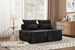 Deep Seat Modular Sectional Sofa With Adjustable Backrest -39.37 Chenille Compressed Couch For Living Room, Bedroom, Lounge 2 Piece ,Black._maomaolike.com