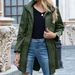 Women's Clothing autumn and winter new hooded waist rainproof clothing zipper women's raincoat outdoor mountaineering clothing jacket_maomaolike.com