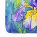 Tennessee Iris In Watercolor Memory Foam Kitchen Mat Machine Washable Anti-Fatigue Mat Cushion Comfort Bath Mat Or Kitchen Rug_maomaolike.com