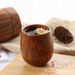 100Ml Woodens Big Belly Cup Creative Pattern Wooden Solid Wood Handcarved Anti Scald Tea Cups Simple Fragrant Original_maomaolike.com