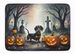Dachshund Spooky Halloween Memory Foam Kitchen Mat Machine Washable Anti-Fatigue Mat Cushion Comfort Bath Mat Or Kitchen Rug_maomaolike.com